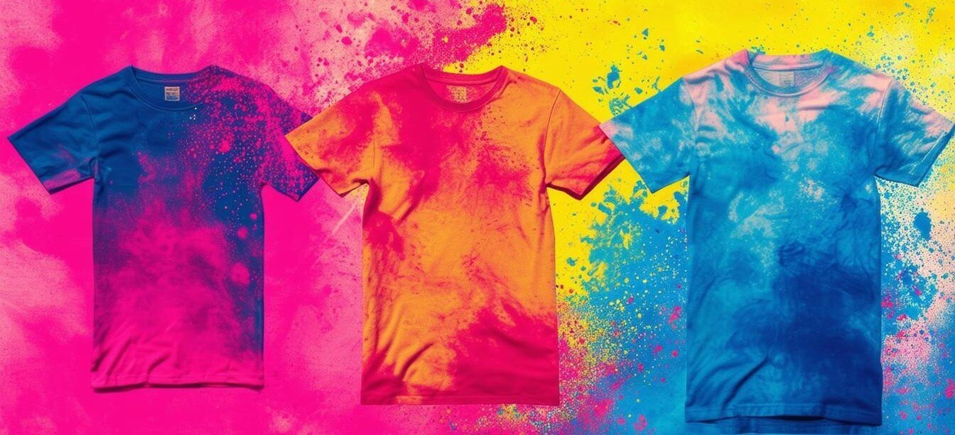 cmyk water based ink s on a graphic tee shirt-1